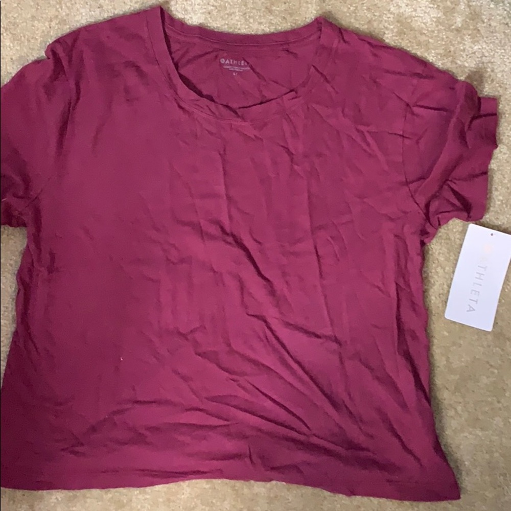 Brand new athleta crop tshirt